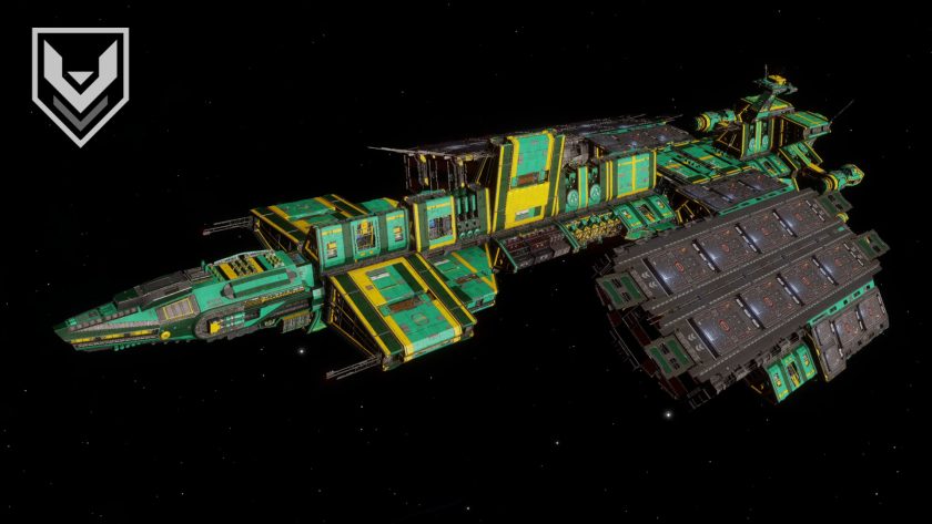 Fleet Carrier Salvage Green
